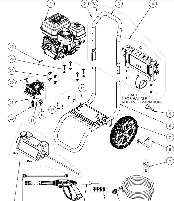 Craftsman 3100 psi Pressure Washer CMXGWFN061255 Parts manual